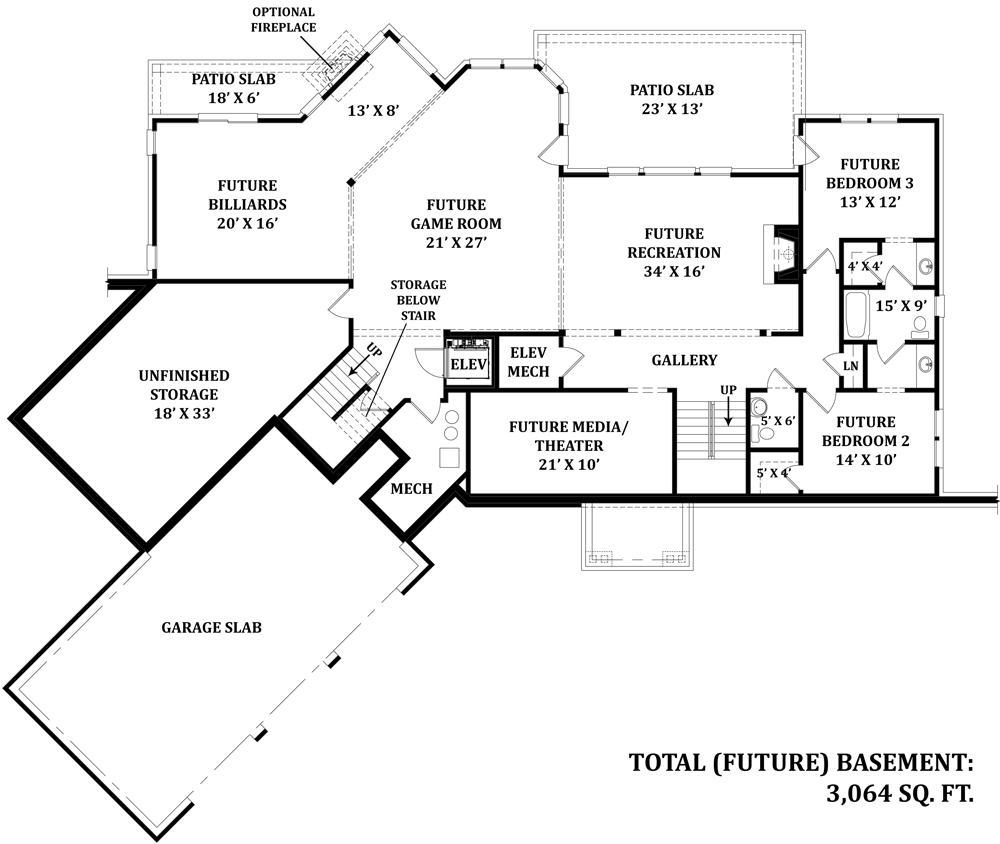 Universal Design Accessible Luxury Home Plan