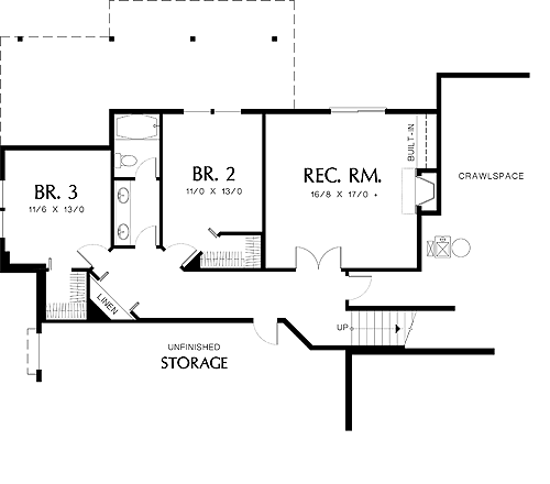 Erving 2466 - 3 Bedrooms and 2 Baths | The House Designers