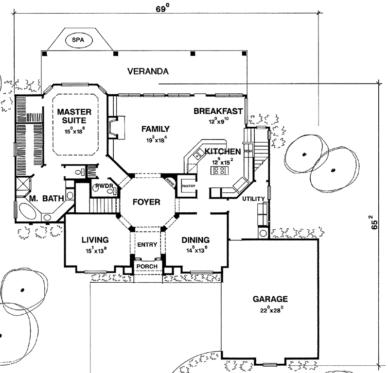 The Scottsdale House Plan 2963 - 3 Bedrooms And 4 Baths 