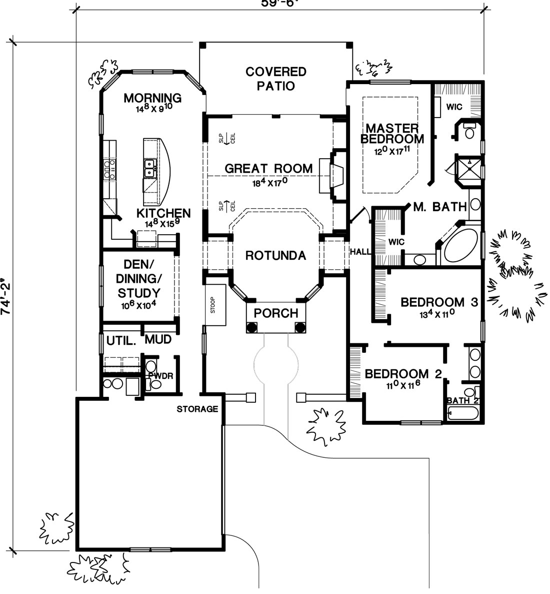 The Coronado 1776 3 Bedrooms And 2 Baths The House Designers