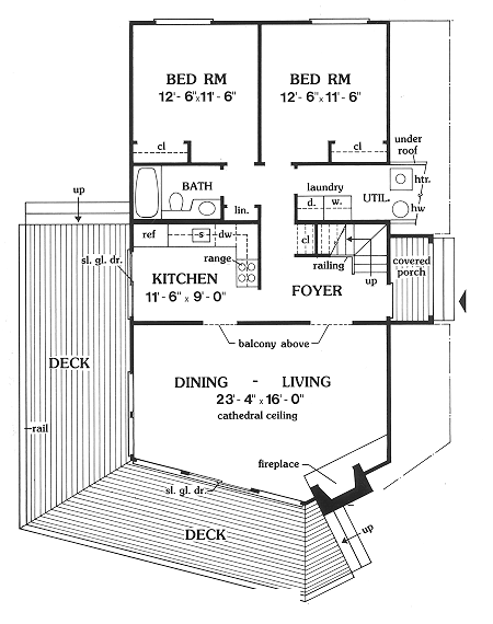 CANDLEWOOD 3869 3 Bedrooms And 2 5 Baths The House Designers