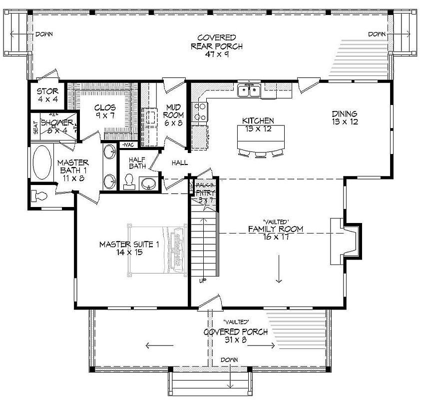 Rivers Edge 9721 3 Bedrooms and 3 Baths The House Designers