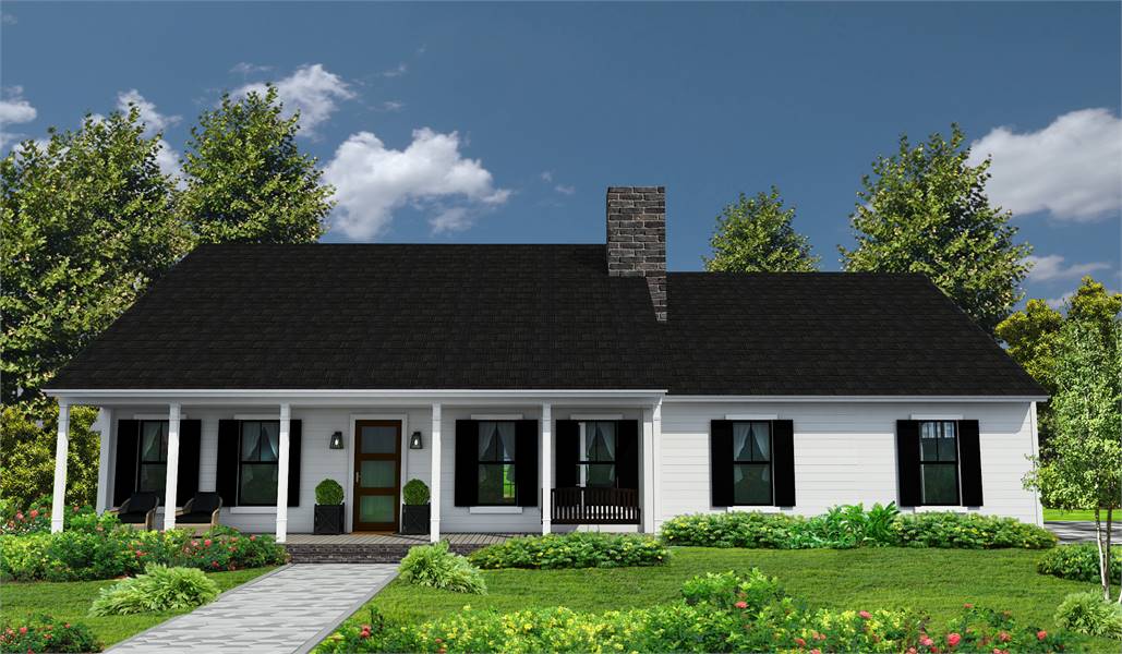 Affordable Ranch From America s Choice House Plans The House Designers