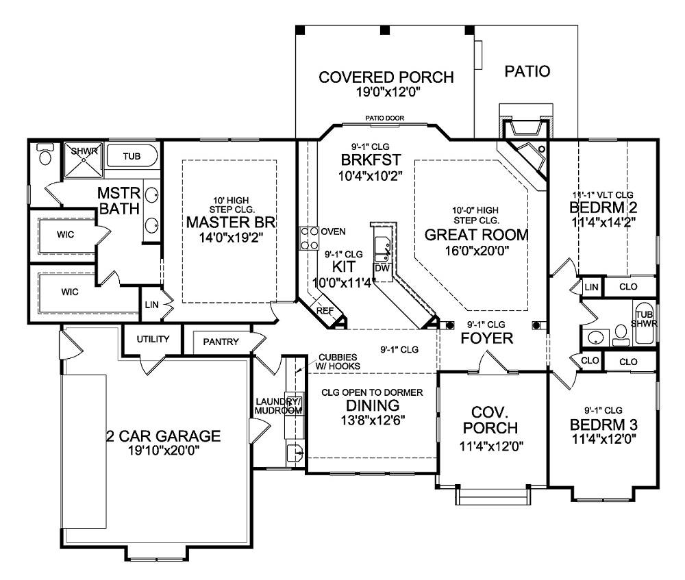 First Floor Master Bedrooms The House Designers