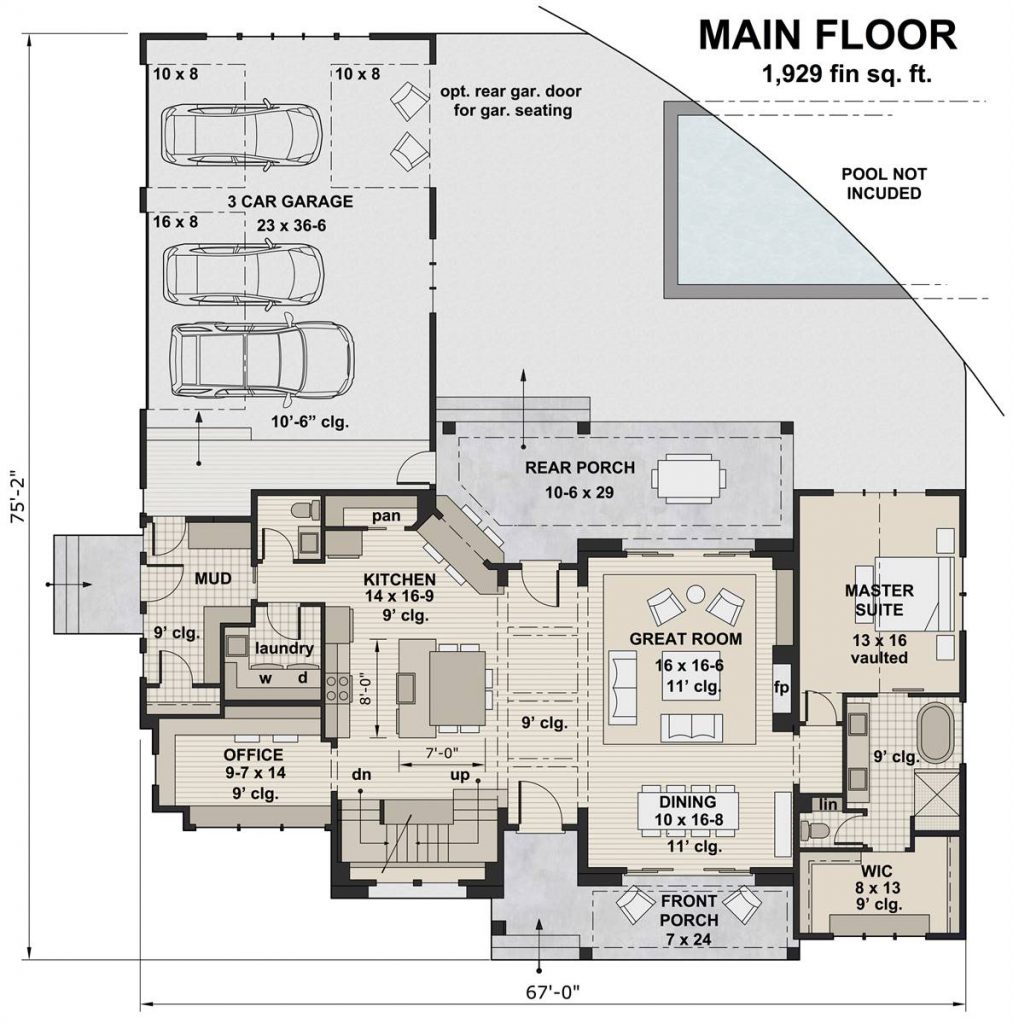 Home Office Layout Ideas The House Designers