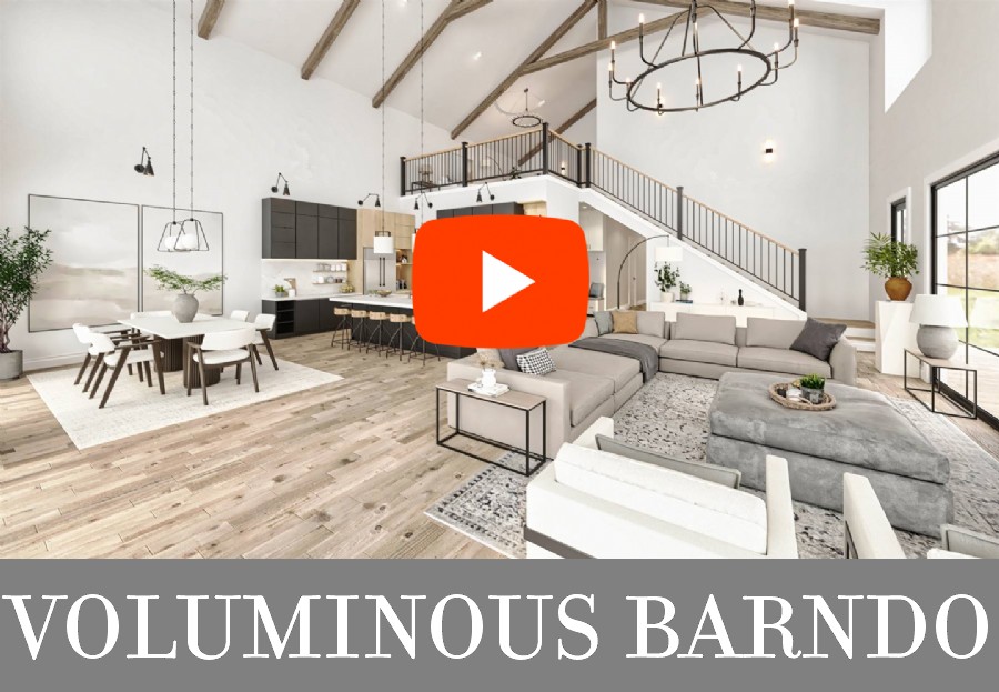 The Living Space in a Spacious Barndo with a Huge Garage and Unfinished Space off the Loft