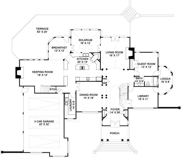 dunrobin castle floor plan
