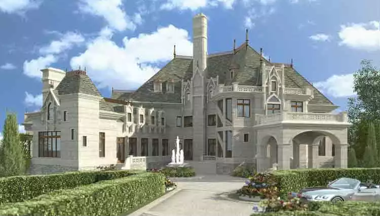 image of french country house plan 6039