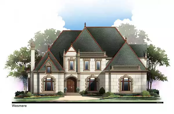 image of side entry garage house plan 7219