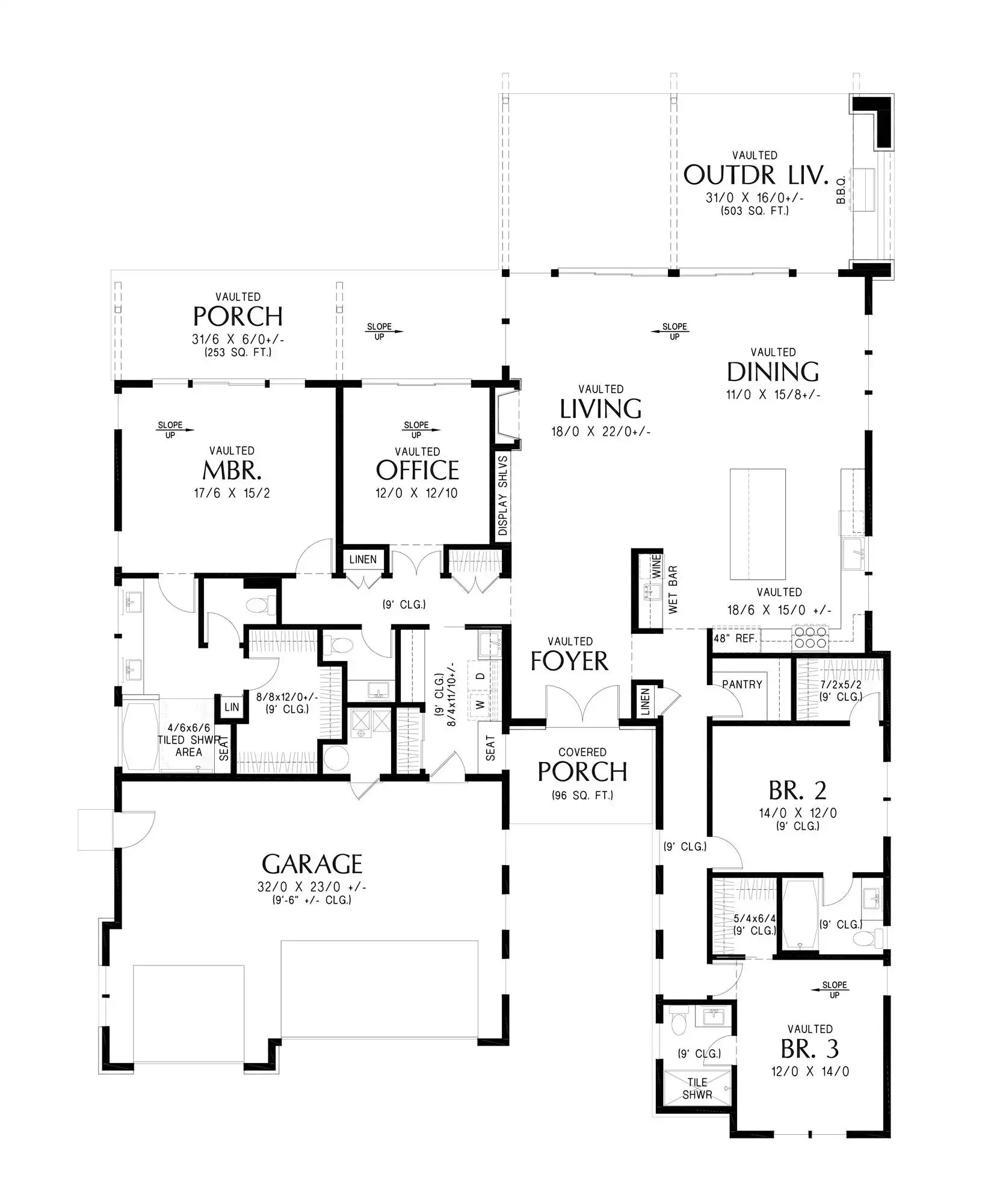 Reversed Floor Plan