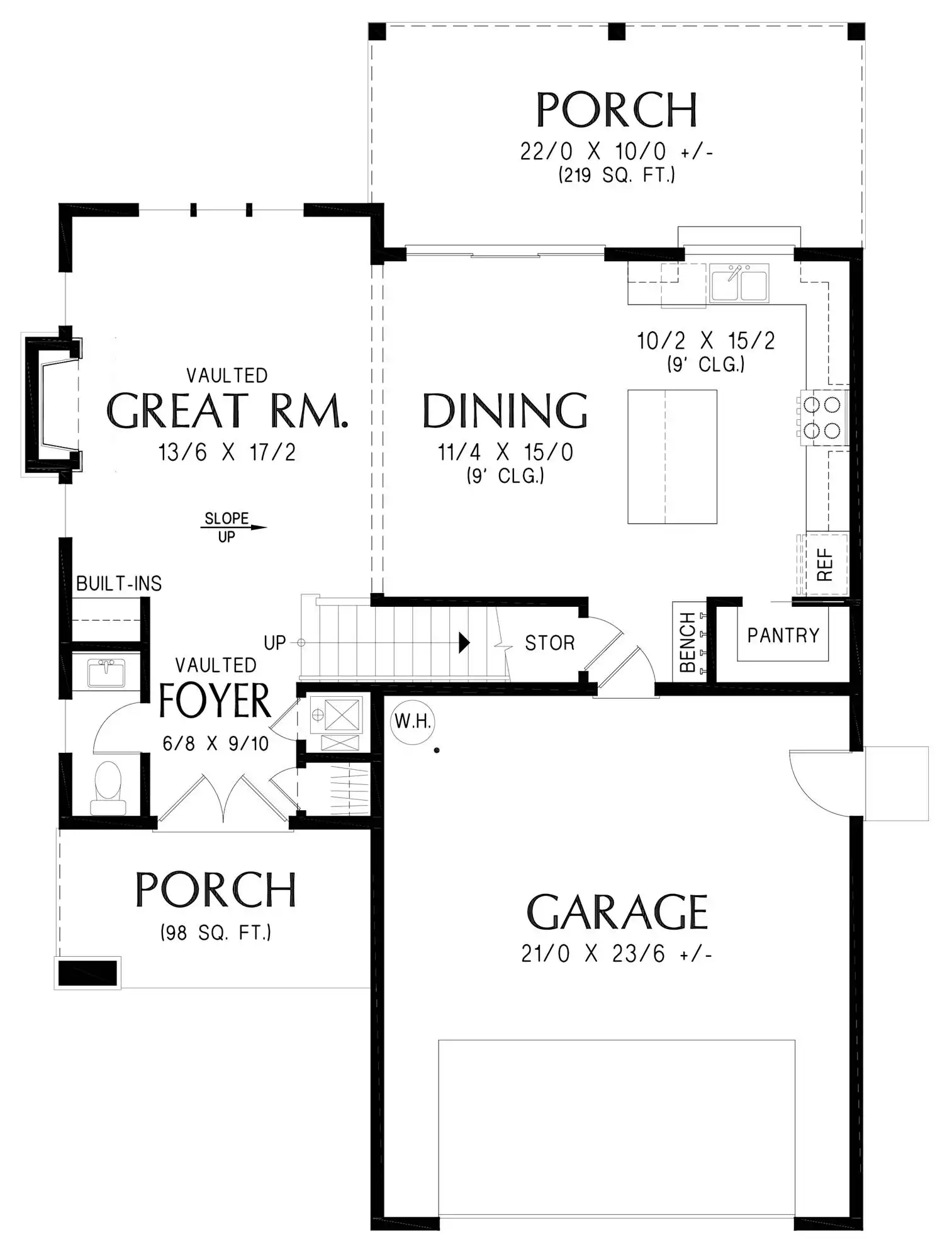 Reversed Main Floor Plan