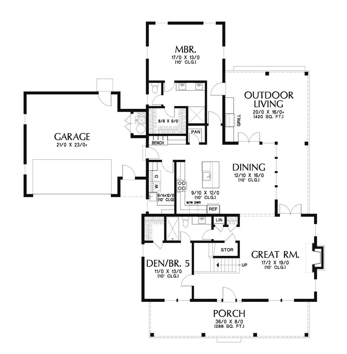 Two Story Farmhouse Style House Plan 6540: Bayonne - 6540
