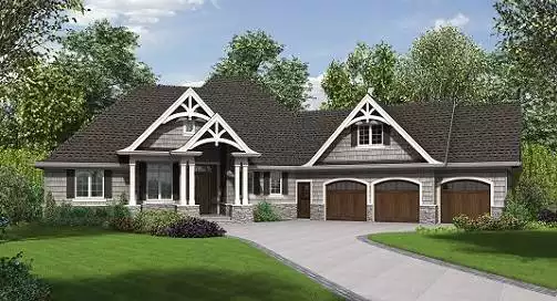 image of country house plan 7188