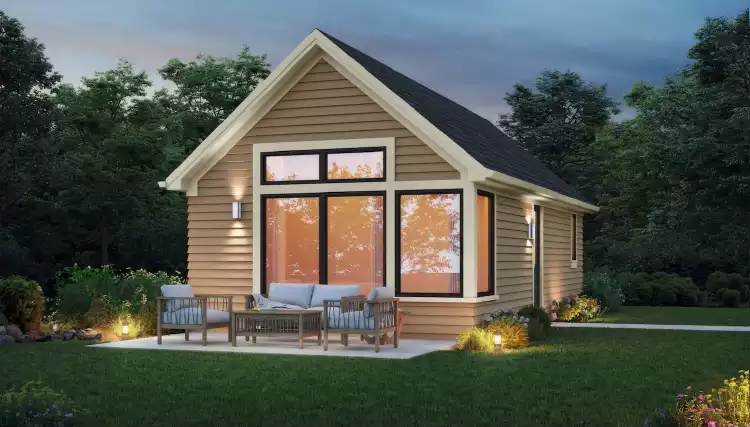 image of tiny house plan 9367