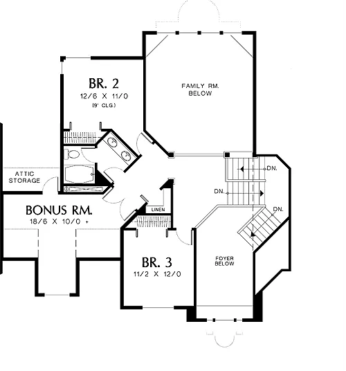 Ware 2706 - 4 Bedrooms and 4.5 Baths | The House Designers - 2706