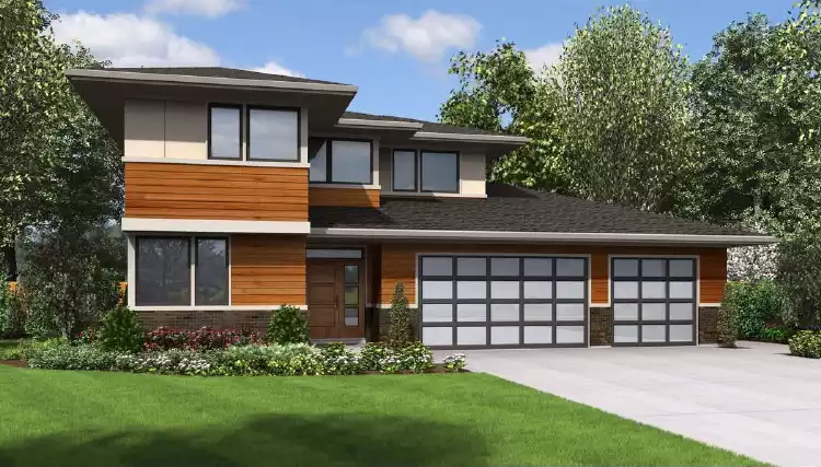 image of affordable contemporary house plan 1923