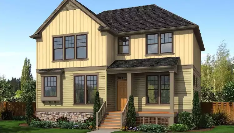 image of 2 story country house plan 4190