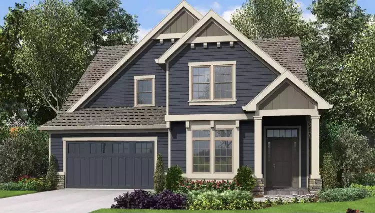 image of 2 story country house plan 5601