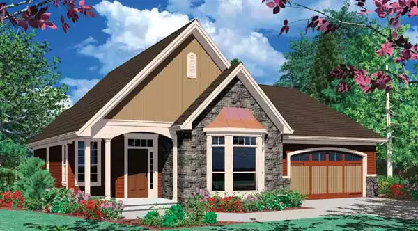 image of country house plan 2431