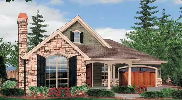 image of small traditional house plan 5232