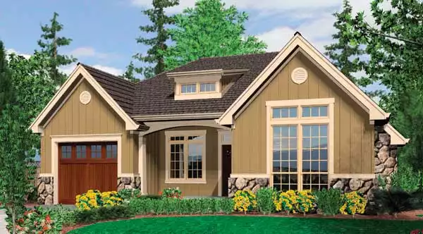 image of traditional house plan 5260