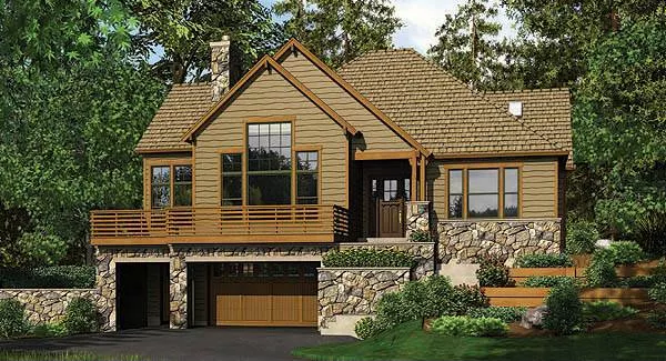 image of large traditional house plan 8282