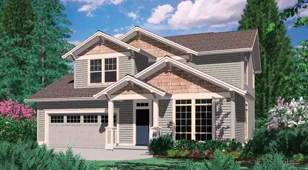 image of traditional house plan 4599