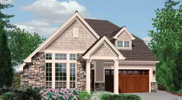 image of traditional house plan 5264