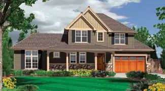 image of traditional house plan 5266