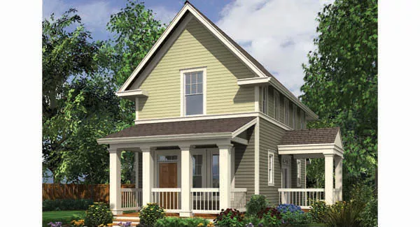 image of 2 story cottage house plan 8531