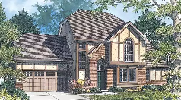 image of small traditional house plan 2505