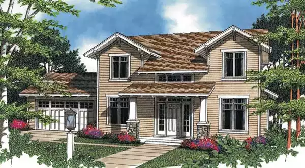 image of small country house plan 2515