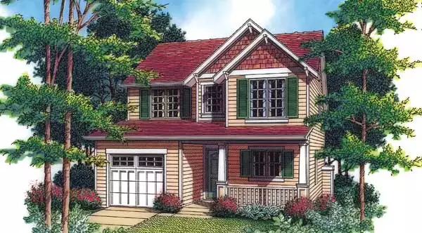 image of 2 story country house plan 2539