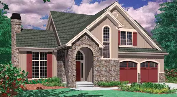 image of traditional house plan 2553