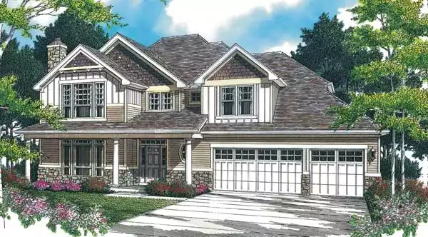 image of country house plan 2578