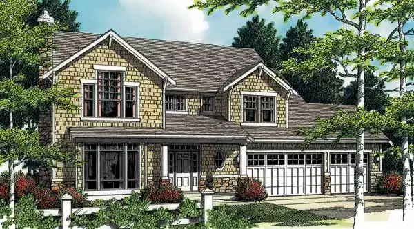 image of country house plan 2577