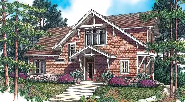 image of cottage house plan 2582