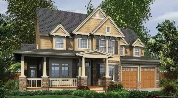 image of four bedroom house plan 7001