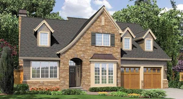 image of 2 story french country house plan 8288