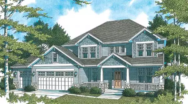 image of four bedroom house plan 2593