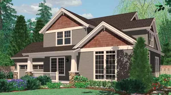 image of traditional house plan 4605