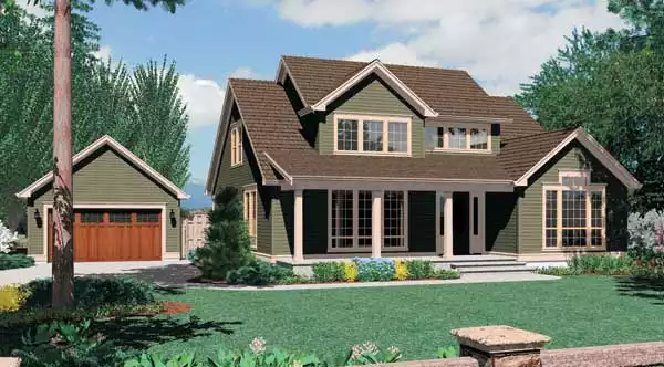 image of traditional house plan 5151