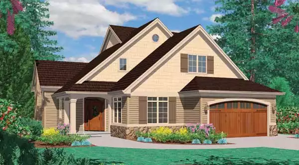 image of traditional house plan 5155