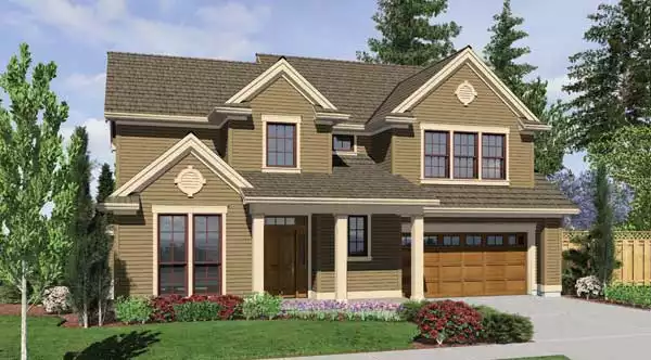 image of 2 story country house plan 5948