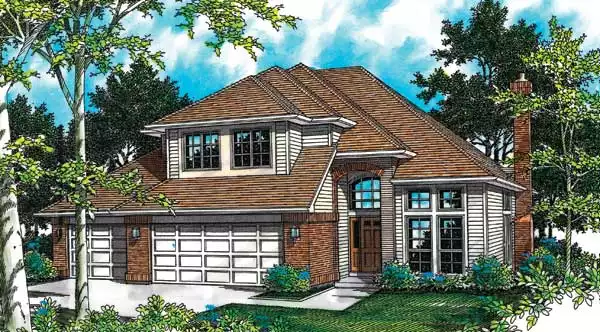 image of traditional house plan 2649