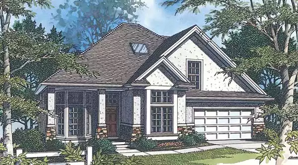 image of traditional house plan 4339