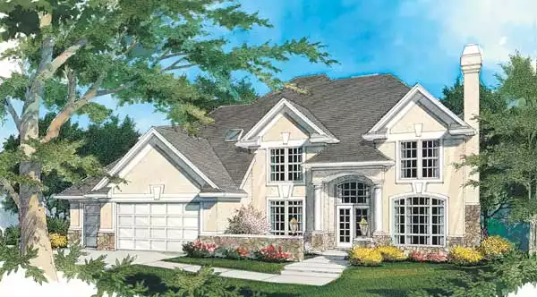 image of four bedroom house plan 2689