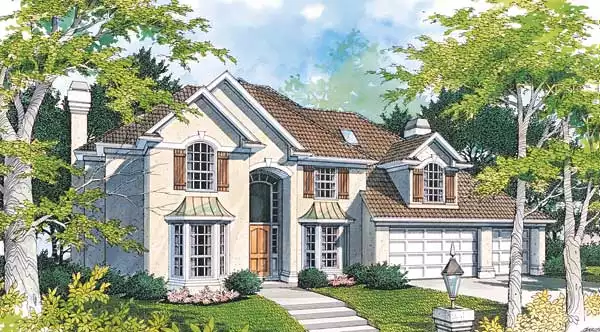 image of traditional house plan 2702