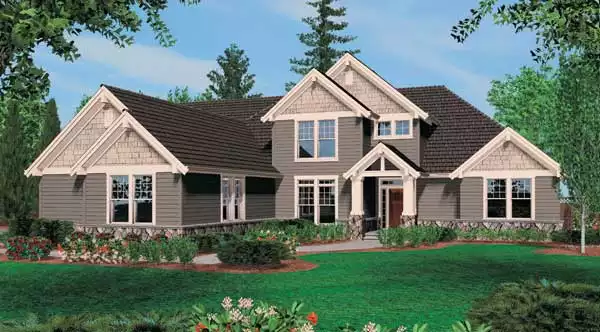 image of large country house plan 5253