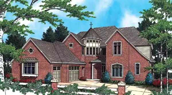 image of traditional house plan 2720